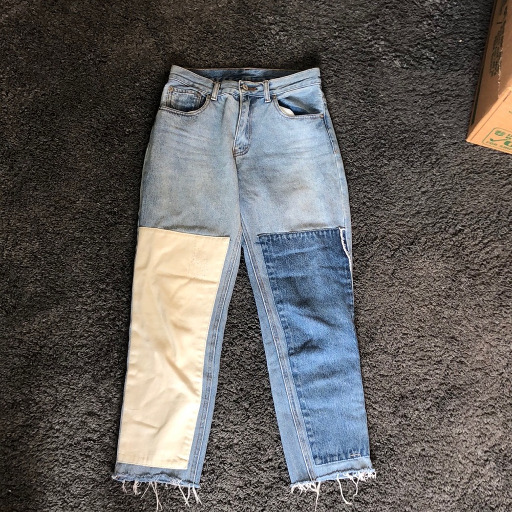 Brandy Melville Patch-Work Jeans